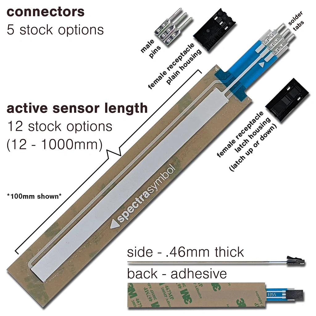 SoftPot Linear Potentiometer (extra-long) by Spectra Symbol