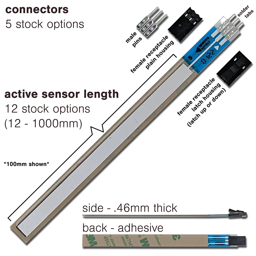 ThinPot (SoftPot) Linear Potentiometer (extra long) by Spectra Symbol