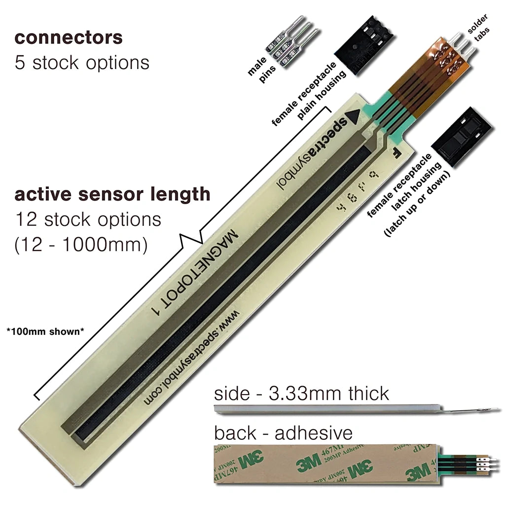 MagnetoPot Linear Potentiometer (extra long) by Spectra Symbol